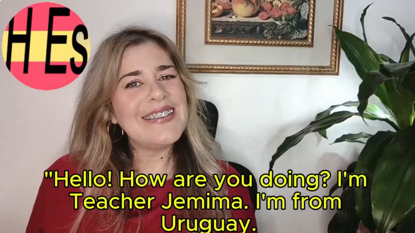 Spanish Hybrid Learning System Mockup